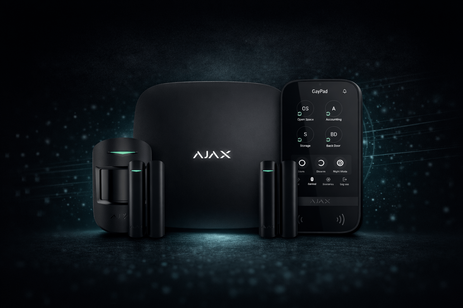 Ajax alarm system kit for smart alerts